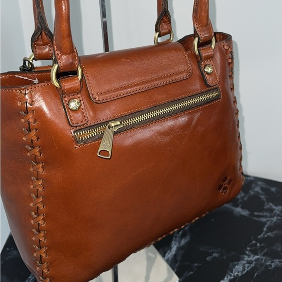 PATRICIA NASH Handbag Rosalia Leather Shoulder Bag Cognac AUTHENTIC NWT - Picture 11 of 15